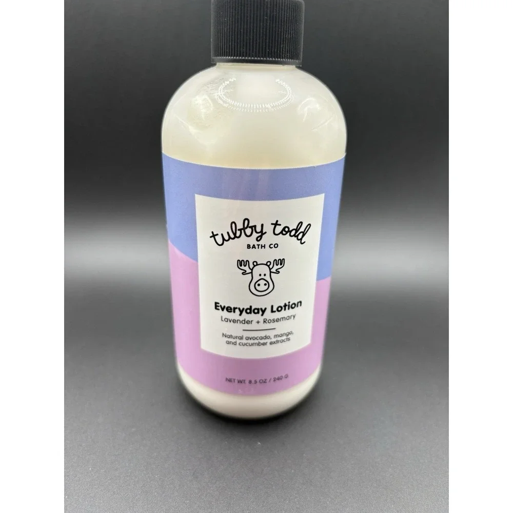 Tubby Todd Everyday Lotion Lavender Rosemary 8.5 oz Moisturizer Avocado (2)